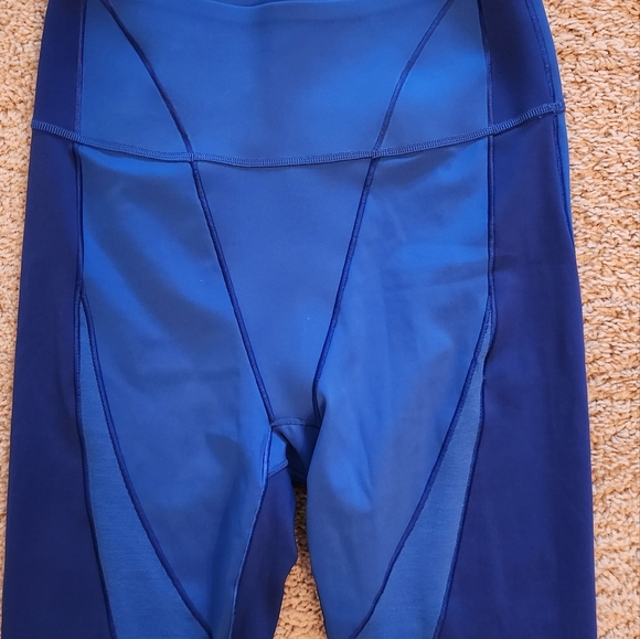 Adidas Ivy Park Glory Blue/Team Royal Blue High-Waisted Leggings Size Small - Picture 8 of 11